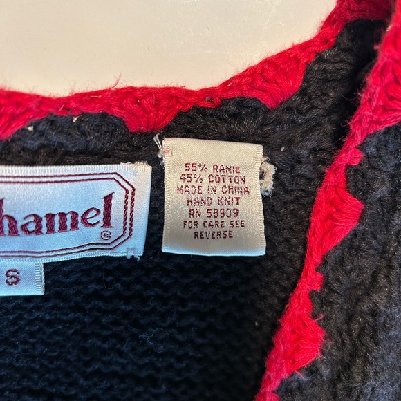 Bechamel Button V-neckline Knit Cardigan Sweater Vest - Picture 6 of 6